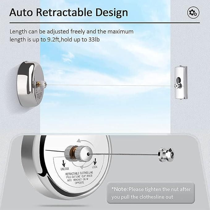 BB  Retractable Clothes line